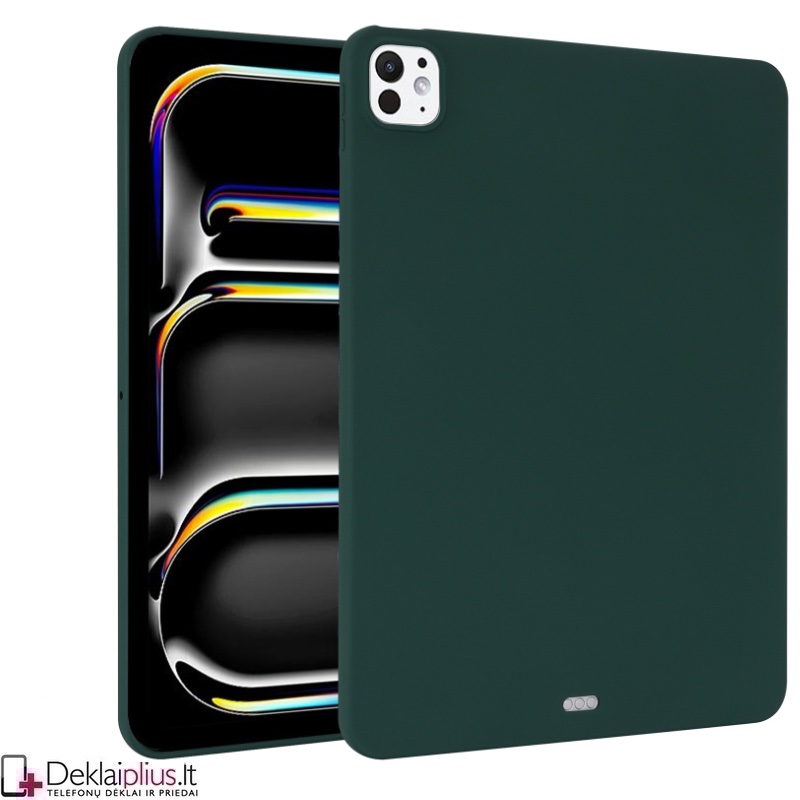 Liquid Air silikoninis žalias dėklas (Apple Ipad Pro 13 (2024-2025) Liquid Air silikoninis žalias dėklas (Apple Ipad Pro 13 (2024-2025)